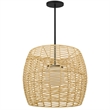 Alteck Aruba 24 inch  LED Outdoor Pendant in Black