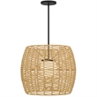 Alteck Aruba 24 inch  LED Outdoor Pendant in Black