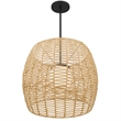 Alteck Aruba 24 inch  LED Outdoor Pendant in Black