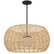 Alteck Aruba 32 inch  LED Outdoor Pendant in Black