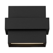 Alteck Summit 5.75 inch  LED Outdoor Wall Light in Black