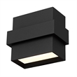 Alteck Summit 5.75 inch  LED Outdoor Wall Light in Black