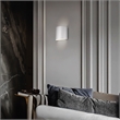 Alteck Veil   LED Outdoor Wall Light in Silver