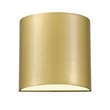 Alteck Veil  LED Outdoor Wall Light in Brass