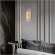 Alteck Veil  LED Outdoor Wall Light in Brass
