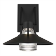 Alteck Radiant 10.5 inch  LED Outdoor Wall Light in Black