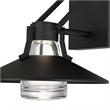 Alteck Radiant 10.5 inch  LED Outdoor Wall Light in Black