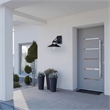 Alteck Radiant 10.5 inch  LED Outdoor Wall Light in Black