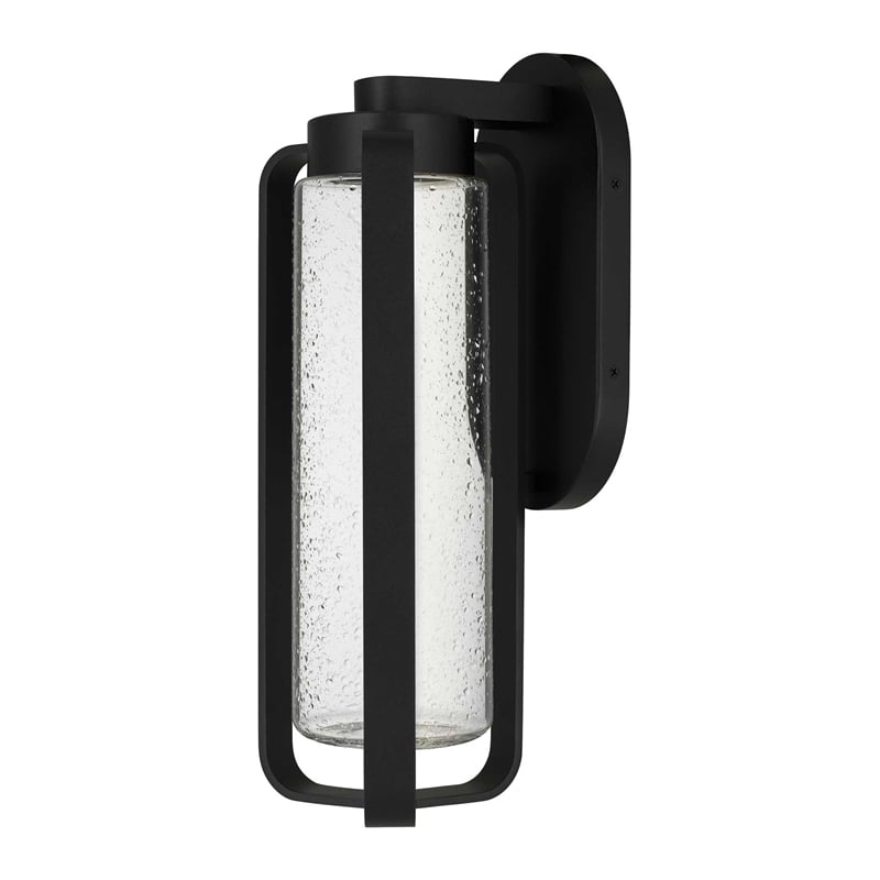 Alteck Clover 15.5 inch  LED Outdoor Wall Light in Black