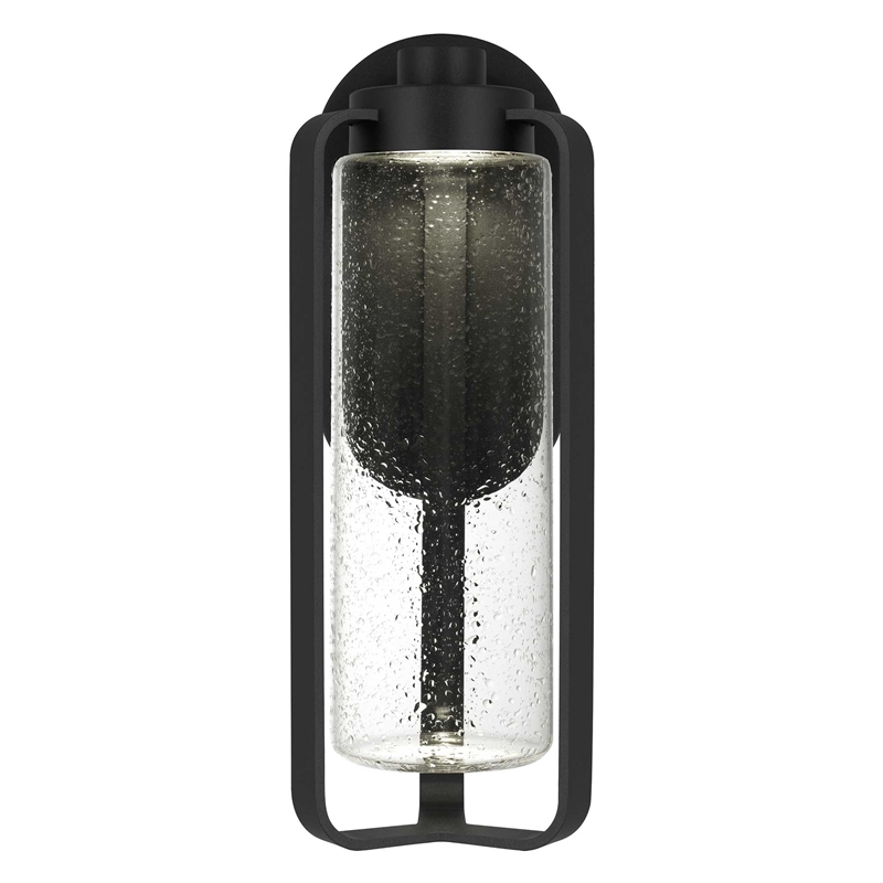 Alteck Clover 15.5 inch  LED Outdoor Wall Light in Black