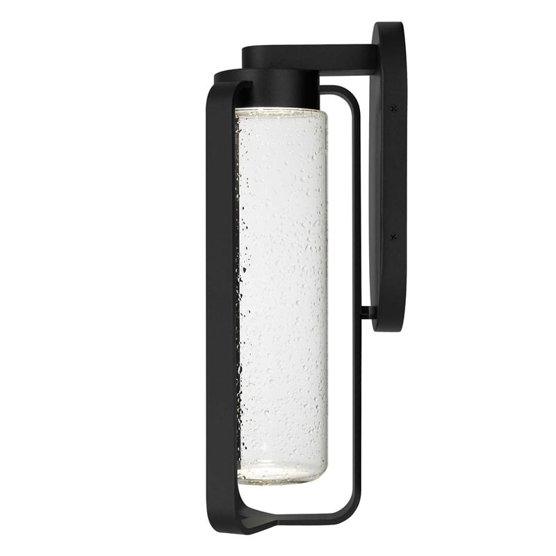 Alteck Clover 15.5 inch  LED Outdoor Wall Light in Black
