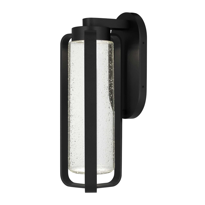 Alteck Clover 15.5 inch  LED Outdoor Wall Light in Black