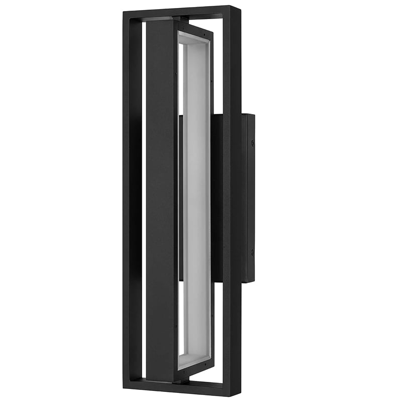 Alteck In & Out  LED Outdoor Wall Light in Black