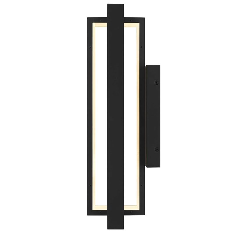 Alteck In & Out  LED Outdoor Wall Light in Black
