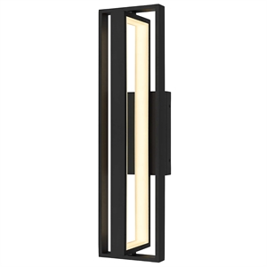 Alteck In & Out  LED Outdoor Wall Light in Black