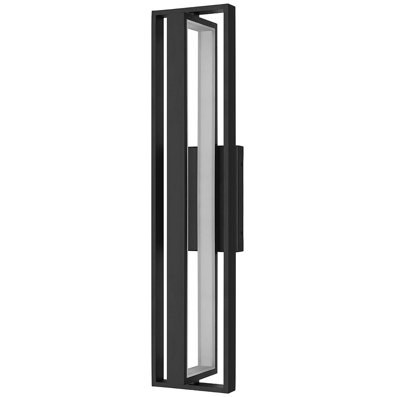 Alteck In & Out  LED Outdoor Wall Light in Black