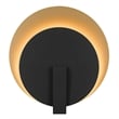 Alteck Eclipse 12.75 inch  LED Outdoor Wall Light in Black