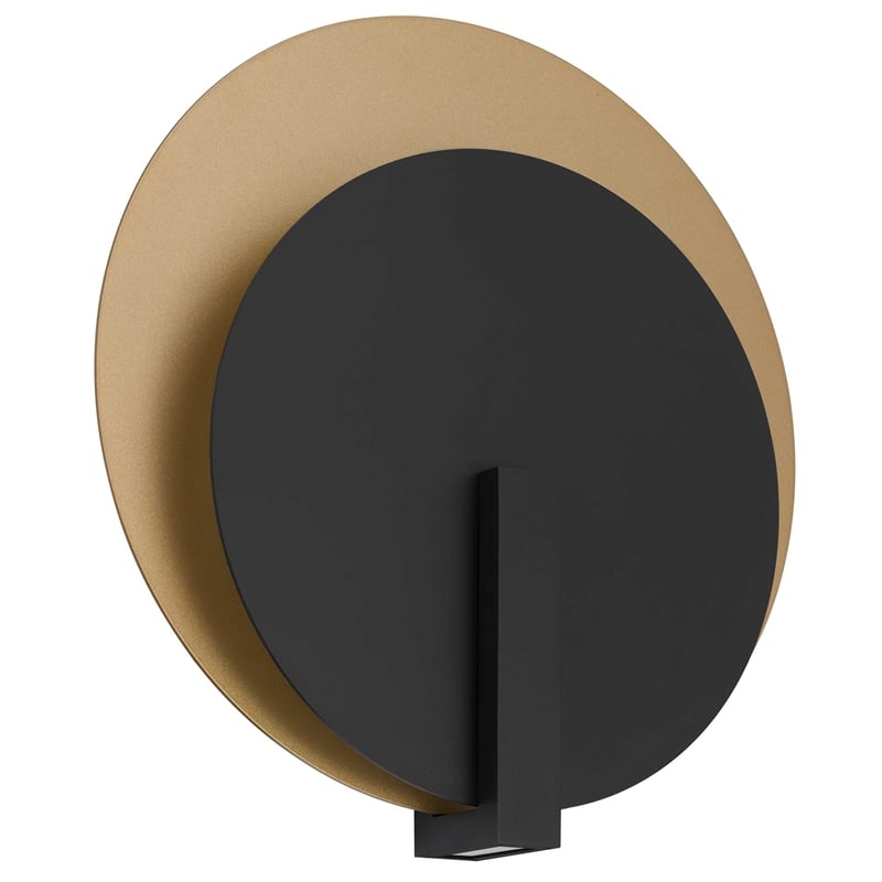 Alteck Eclipse 18.75 inch  LED Outdoor Wall Light in Black