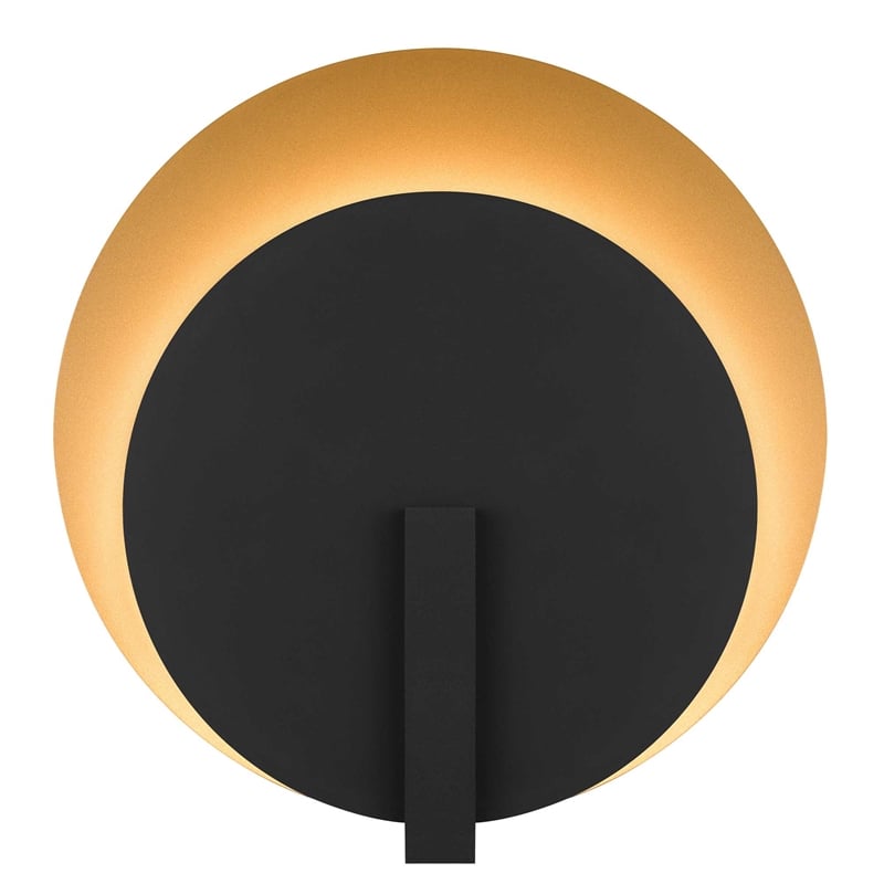 Alteck Eclipse 18.75 inch  LED Outdoor Wall Light in Black