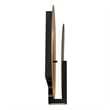 Alteck Eclipse 18.75 inch  LED Outdoor Wall Light in Black