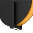 Alteck Eclipse 18.75 inch  LED Outdoor Wall Light in Black