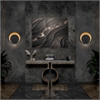 Alteck Eclipse 18.75 inch  LED Outdoor Wall Light in Black