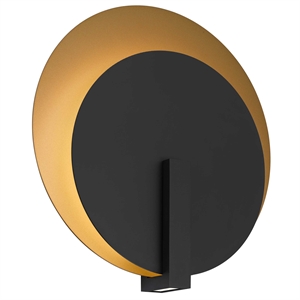Alteck Eclipse 18.75 inch  LED Outdoor Wall Light in Black