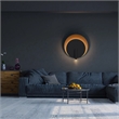 Alteck Eclipse 24.75 inch  LED Outdoor Wall Light in Black