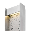 Alteck Terrazzo 14 inch  LED Outdoor Wall Light in Silver