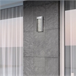 Alteck Terrazzo 14 inch  LED Outdoor Wall Light in Silver