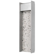 Alteck Terrazzo 20 inch  LED Outdoor Wall Light in Silver