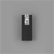 Alteck Mille 12.75 inch  LED Outdoor Wall Light in Black
