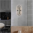 Alteck Roundabout 22 inch  LED Outdoor Wall Light in Brass