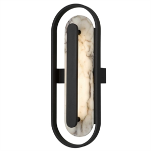 Alteck Roundabout 22 inch  LED Outdoor Wall Light in Brass