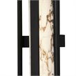 Alteck Roundabout 28 inch  LED Outdoor Wall Light in Black