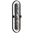 Alteck Roundabout 36 inch  LED Outdoor Wall Light in Black