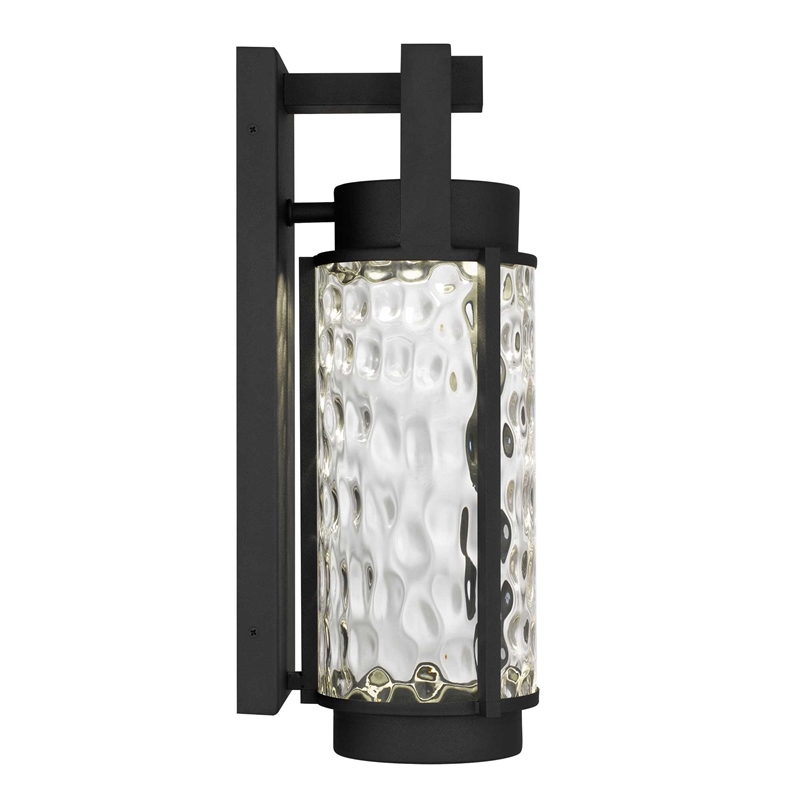 Alteck Winston 16.5 inch  LED Outdoor Wall Light in Black