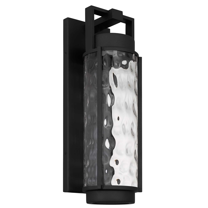 Alteck Winston 21.75 inch  LED Outdoor Wall Light in Black