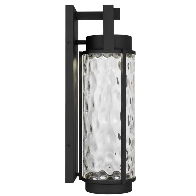 Alteck Winston 21.75 inch  LED Outdoor Wall Light in Black