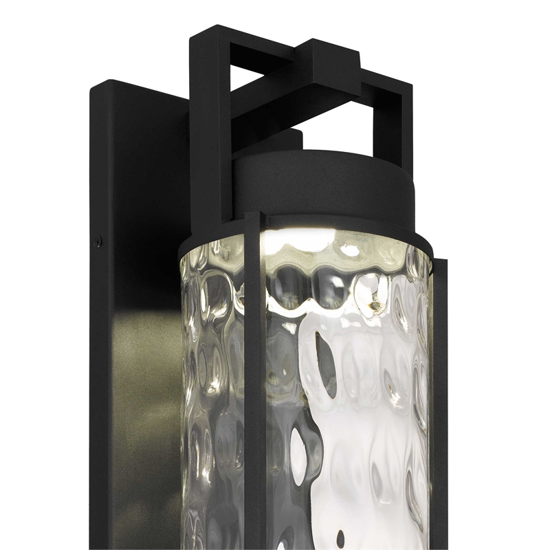 Alteck Winston 21.75 inch  LED Outdoor Wall Light in Black