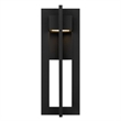 Alteck 4 Bar 13 inch Aluminum LED Outdoor Wall Light Black
