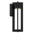 Alteck 4 Bar 13 inch Aluminum LED Outdoor Wall Light Black