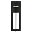 Alteck 4 Bar 18 inch Aluminum LED Outdoor Wall Light Black