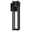 Alteck 4 Bar 23 inch Aluminum LED Outdoor Wall Light Black