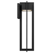 Alteck 4 Bar 23 inch Aluminum LED Outdoor Wall Light Black