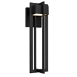 Alteck 4 Bar 23 inch Aluminum LED Outdoor Wall Light Black
