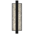 Alteck Seafoam 19 inch Aluminum LED Outdoor Wall Light Black