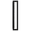 Alteck Seafoam 19 inch Aluminum LED Outdoor Wall Light Black