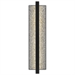 Alteck Seafoam 32 inch Aluminum LED Outdoor Wall Light Black