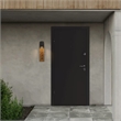 Alteck Woodone 19 inch Aluminum LED Outdoor Wall Light Black